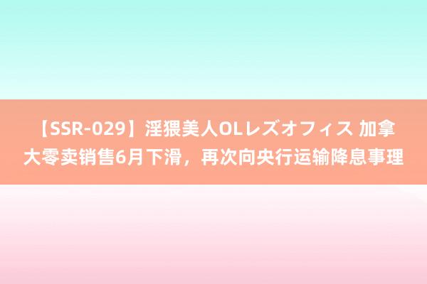 【SSR-029】淫猥美人OLレズオフィス 加拿大零卖销售6月下滑，再次向央行运输降息事理